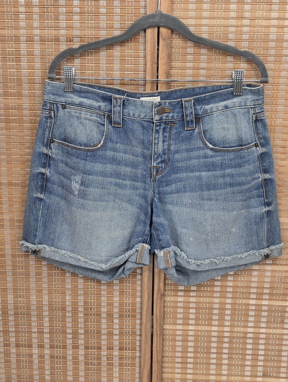 ☆ J Crew Factory Cuffed Denim Short Size 28